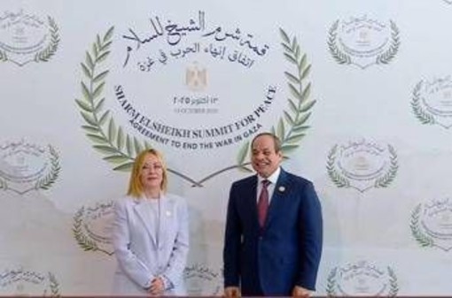 A Sharm il bilaterale Meloni-al Sisi: &quot;Insieme per la pace in Medio Oriente&quot;