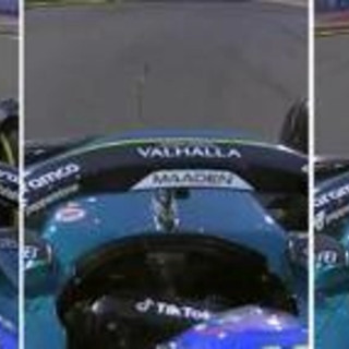 Formula 1, paura per Alonso: volante si stacca in pista - Video