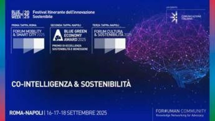 A via Blue Green Week 2025, premio nazionale e una settimana di eventi