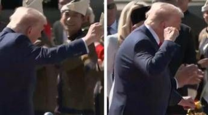 Trump arriva in Malesia, il tour comincia con la 'Donald dance' Trump arriva in Malesia, il tour comincia con la 'Donald dance'