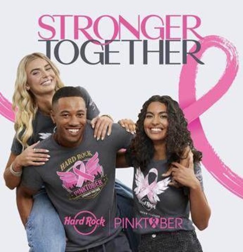 Hard Rock Cafe sostiene la prevenzione del tumore al seno durante la 27ª edizione di PINKTOBER